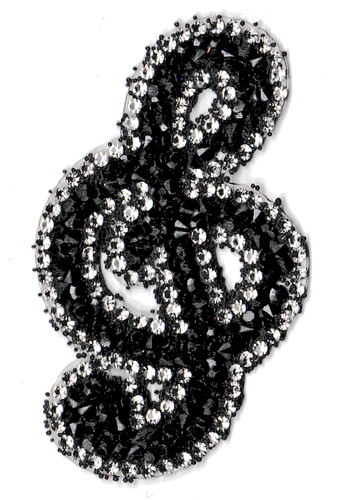 Patch clé sol perles - patch, de