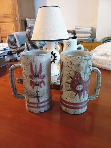 Deux chopes céramique - deux,