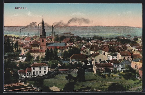 Cpa duss vue générale - duss, i.