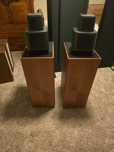 Kef 107 loudspeakers with kube - kef,
