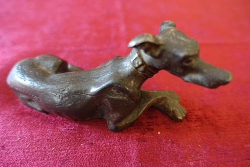 Levrier bronze art - deco, xxème