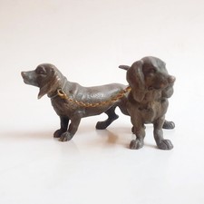 Sculpture, Couple de chiens de