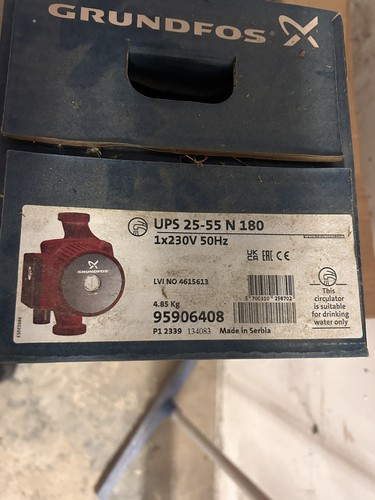 Grundfos UPS 25-55 N 180 –