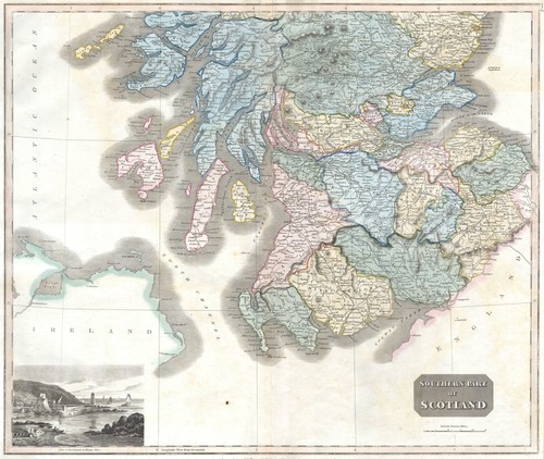 1815 thomson map southern - 1815,