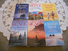 CHRISTIAN  SIGNOL ,  6 romans