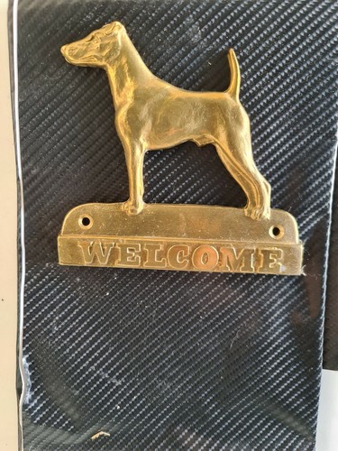 Fox terrier plaque - fox,
