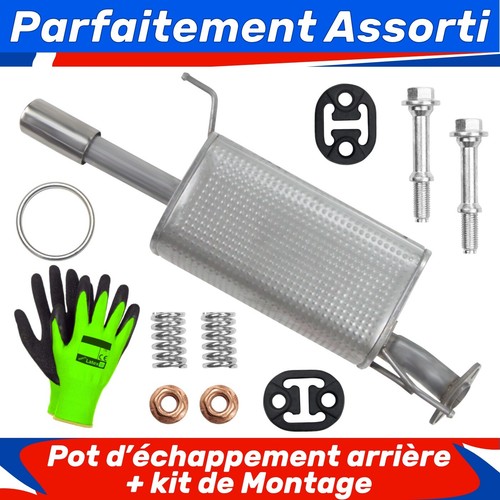 Pot échappement arrière - pot, d’échappement