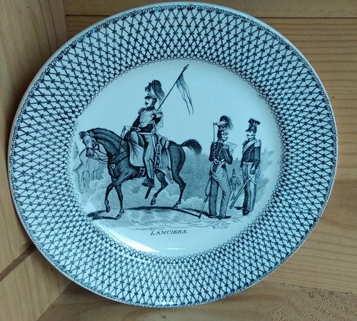 Assiette militaria xixe - assiette, xixe,