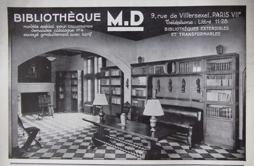 Publicité 1930 bibliotheques - publicitÉ,