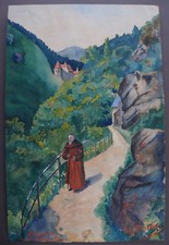 CH. BUCHER -  Aquarelle  "