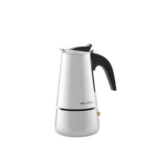 Cafetière Italienne Inox 200 ml I 4 Tasses I Machine a Cafe Italienne LUNGO I...