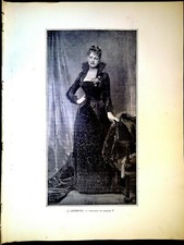 Gravure Presse - Portrait de Madame T-Shirt - J.Lefebvre