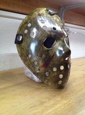 MASQUE FONCÉ PLASTIQUE DE JASON VOORHEES / VENDREDI 13 / NEUF/ HALLOWEEN