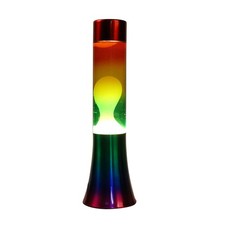 ® - Lampe à lave BASE NOIR RAINBOW 30 CM