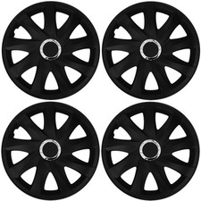 4x Enjoliveurs DRIFT NOIR MAT