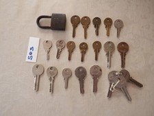 Lot de 20 Clés à Cadenas SOS + 1 Cadenas SOS