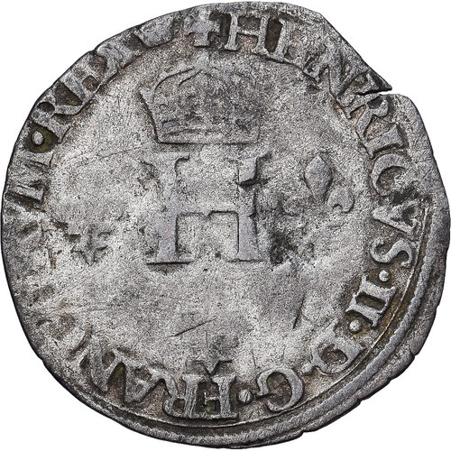 France henri double sol - henri, ii,