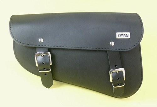 Sac cuir noir pour harley - cuir,