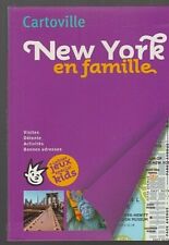 CARTOVILLE NEW YORK en famille plan 2e Edition ETATS UNIS guide