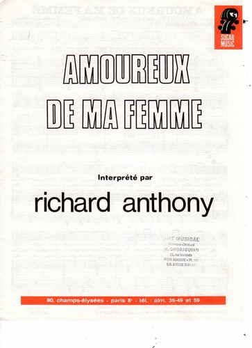 Richard anthony amoureux de - amoureux,