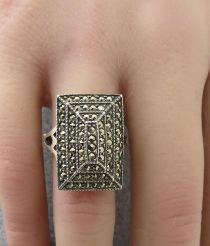 Art deco sterling silver - deco, ring