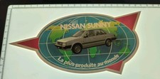 Autocollant Sticker Vintage Nissan Sunny La Plus Produite Au Monde