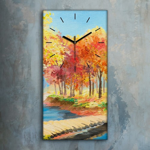 Horloge décorative sur toile
