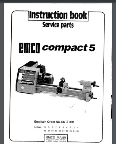 Emco compact instruction - compact, 5