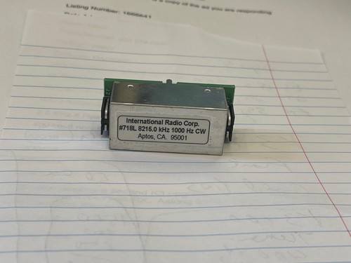 Elecraft kfl3a cw and - 1.0, k