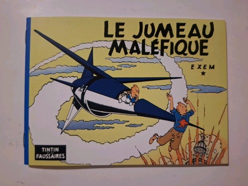 Pastiche tintin le jumeau - tintin,