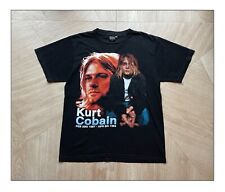 T shirt 90's Kurt Cobain Nirvana Large grunge workwear oversize punk rock Acdc