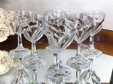 Lot 6 verres porto - vin blanc CRISTAL D'ARQUES modèle ORSAY - 11,5 cm