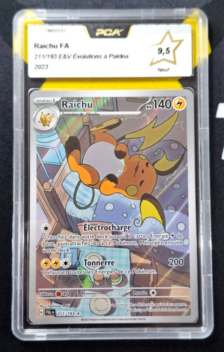 Carte pokémon gradée pca - carte,