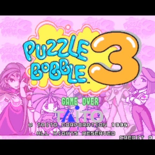 Jeu arcade puzzle bobble - d'arcade,