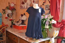 robe  repetto neuve bleu  crepuscule 4 ans  50% laine PROMO