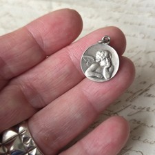 Pendentif Ancien 1900 Ange