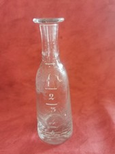 Ancien FLACON CARAFE TOPETTE Pharmacie Gradué