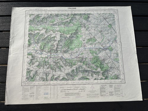 Carte ign craonne - ign, 1949