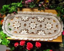 Handmade Crochet Lace Oval