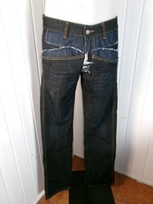 ORIGINAL Pantalon  bleu clair/foncé JEANSTAR W32 42 droit déchiré taille normal