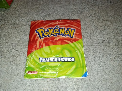 Notice pokemon version rouge - pokemon,