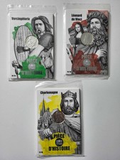 Pièce 10€ Argent Charlemagne, Léonard De Vinci, Vercingé Monnaie de Paris (2019)