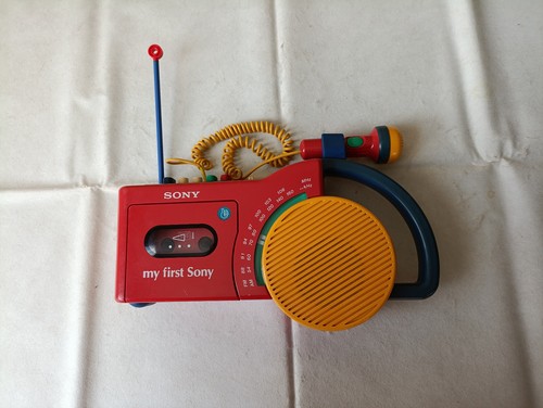 First sony cassette radio - first,