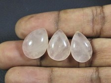Cabochon de poire en quartz