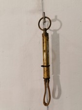 Peson ancien/Dynamomètre en laiton à ressort - CENTISTHENES - Gradué 2,5 kg