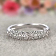 Bague de mariage en or blanc