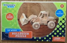 Discovery Kids 3D Wood Puzzle  - Bulldozer