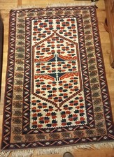 Tapis turc Yagcebedir laine nouée main 198x113 cm
