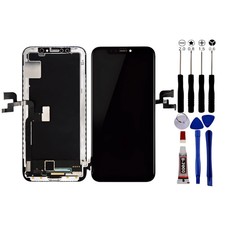 Ecran Complet iPhone X LCD Vitre Tactile Compatible Châssis Kit outil Afficheur