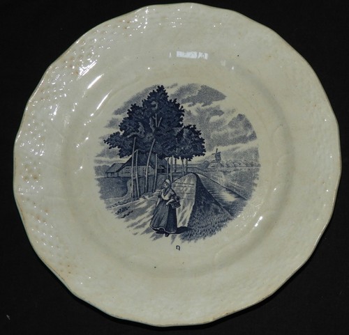 Assiette moulin des loups - loups, et